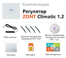 ZONT Climatic 1.2 Погодозависимый автоматический GSM / Wi-Fi регулятор (1 ГВС + 2 прямых/смесительных) с доставкой в Дзержинск
